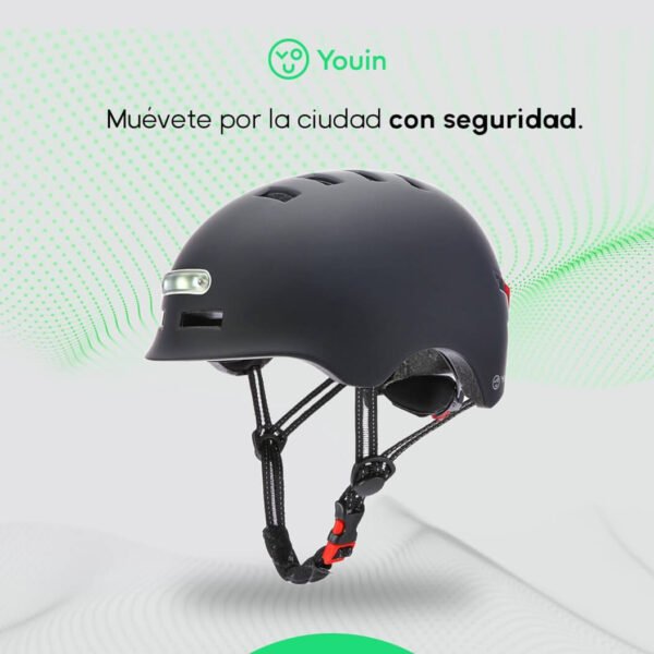 Casco con luces Youin