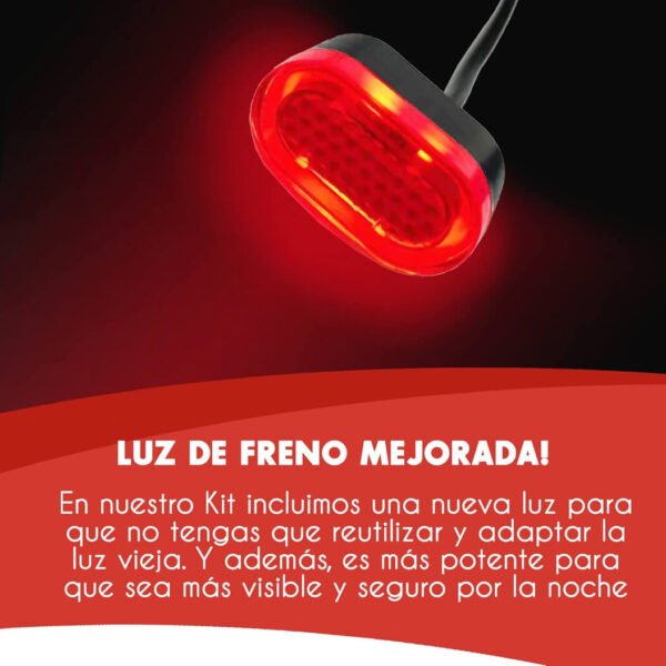 Guardabarros trasero con luz - Siamo